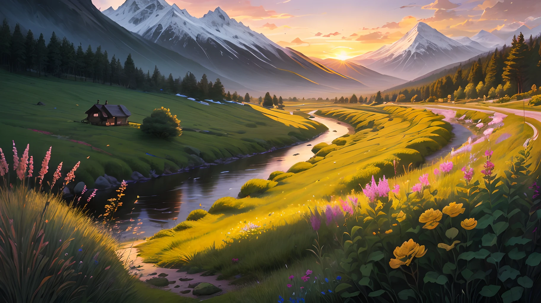 Trình tạo ảnh AI Phong cảnh miễn phí (không cần đăng ký, không giới hạn)