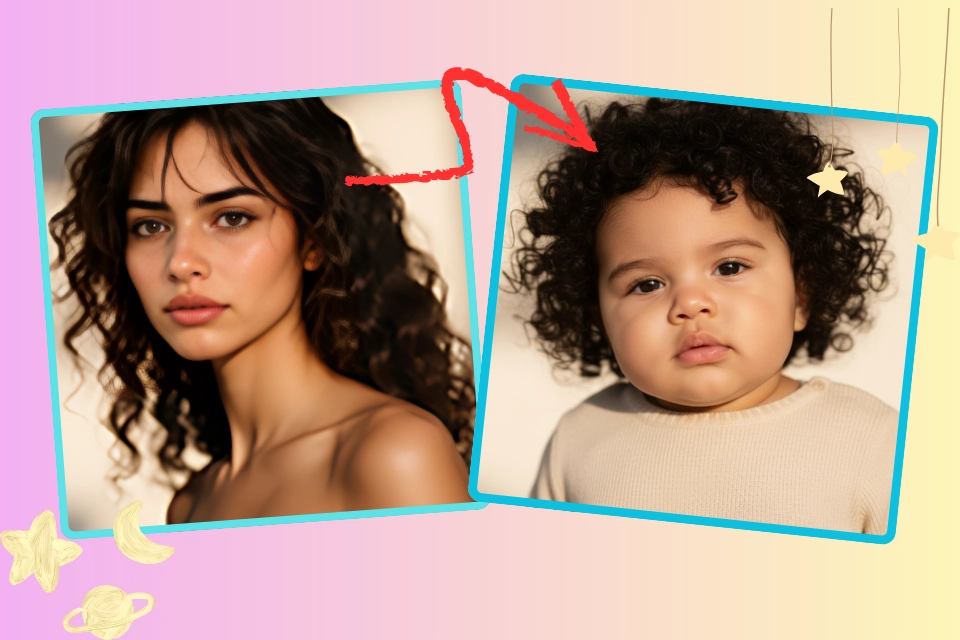 Realistic Baby Filter Effects with AI Baby Face Generator