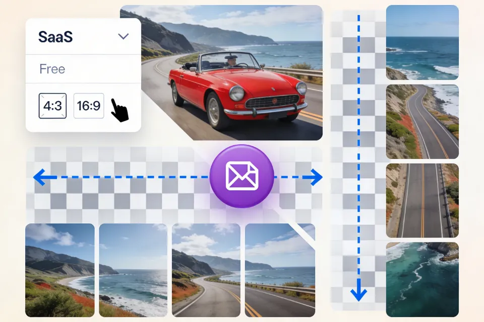 画像のリサイズ＆拡張も自由自在