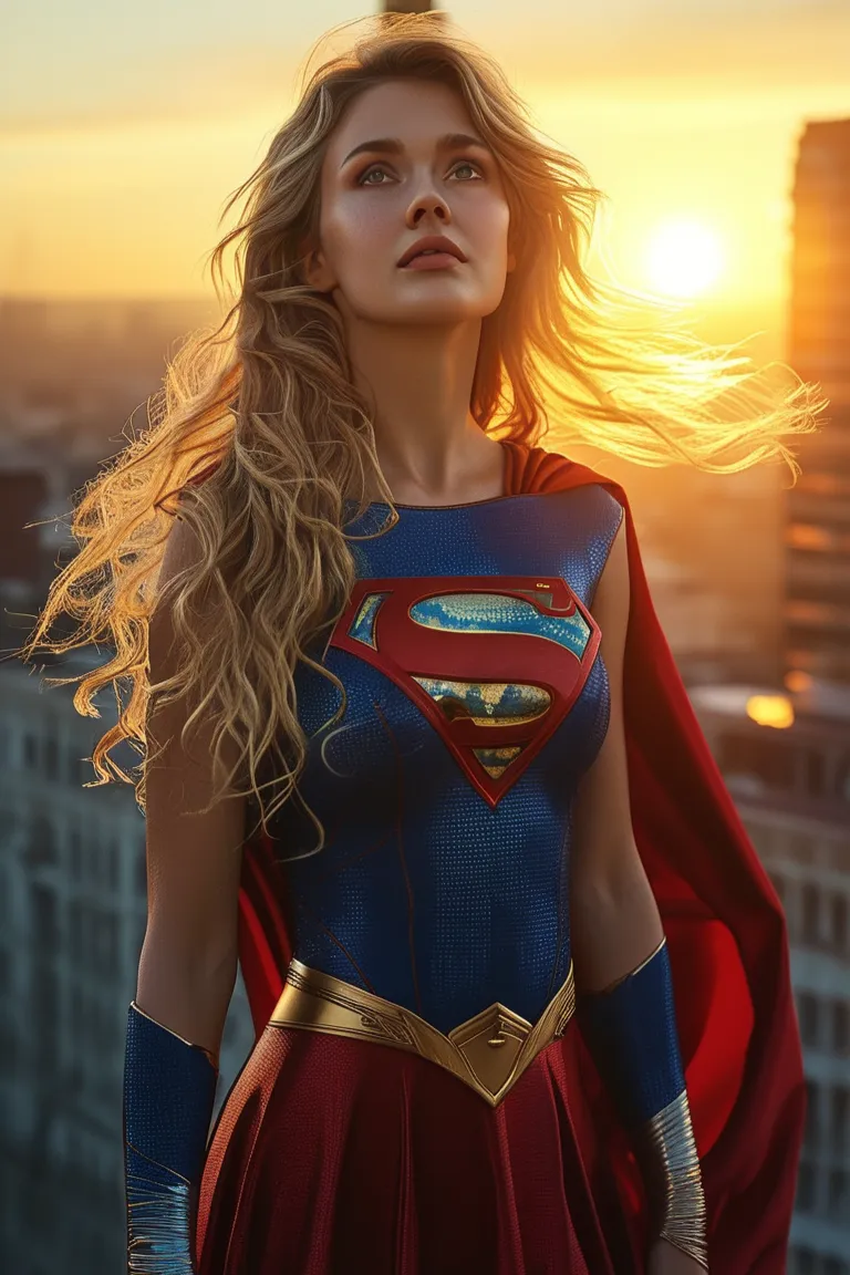 Gerador de Superman com IA para Mulher