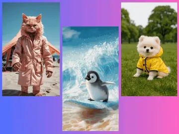 خلفيات سلسة عبر مولد فيديو ركوب الأمواج