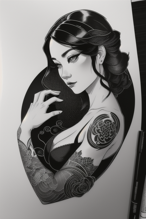 Samples of AI Tattoo Generator