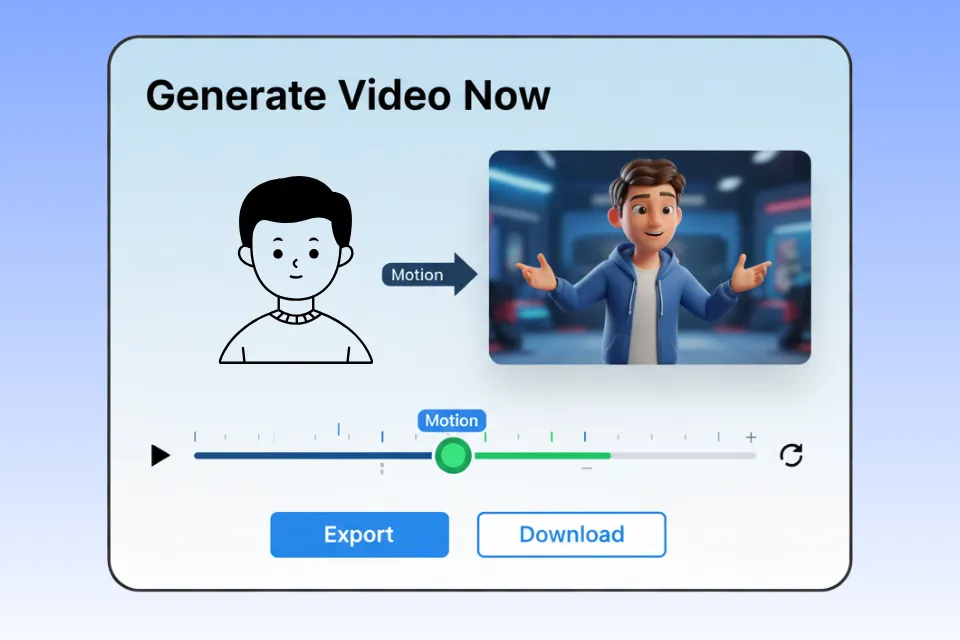 AI Animation Generator for Fast Video Preview & Export