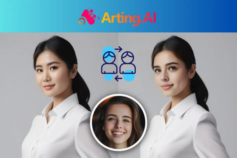 Troca de Rosto Instantânea com IA e Especificações Claras