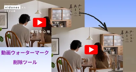 動画内のロゴや透かしを削除できるAIツール