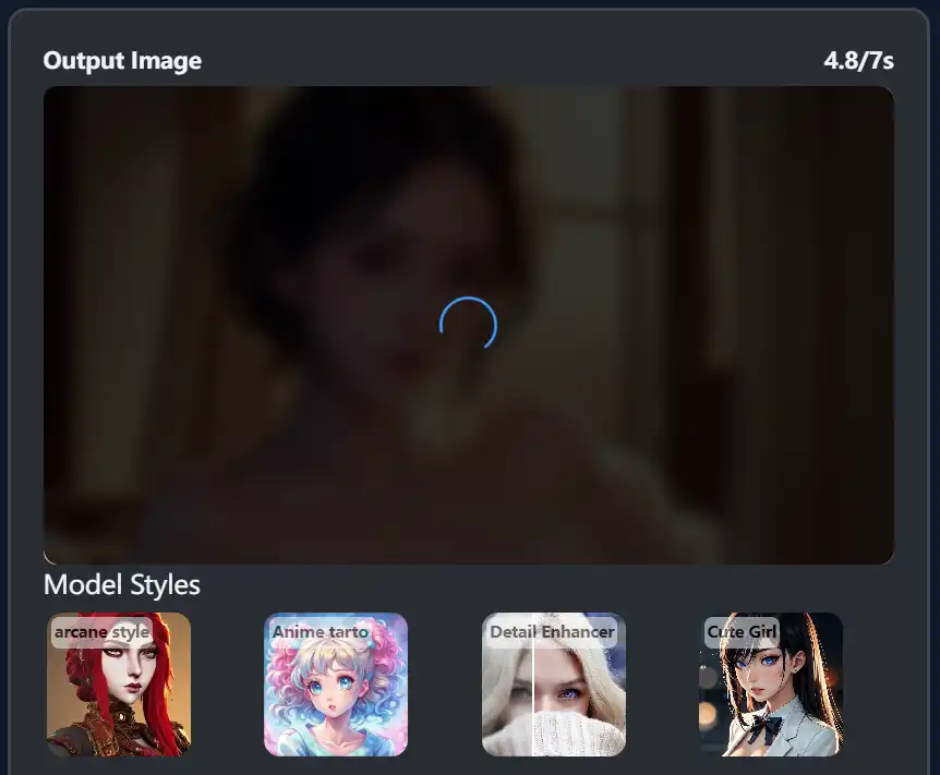 Clique para enviar sua foto e, em seguida, escolha o prompt desejado para orientar a IA.