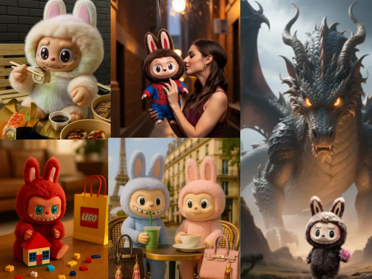 Explore Estilos Criativos com o Criador de Bonecos Labubu com IA