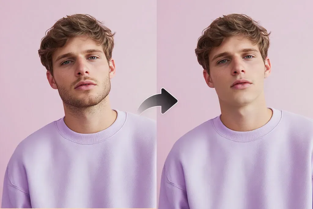 Reveal Your Clean-Shaven Look with VideoPlus.AI