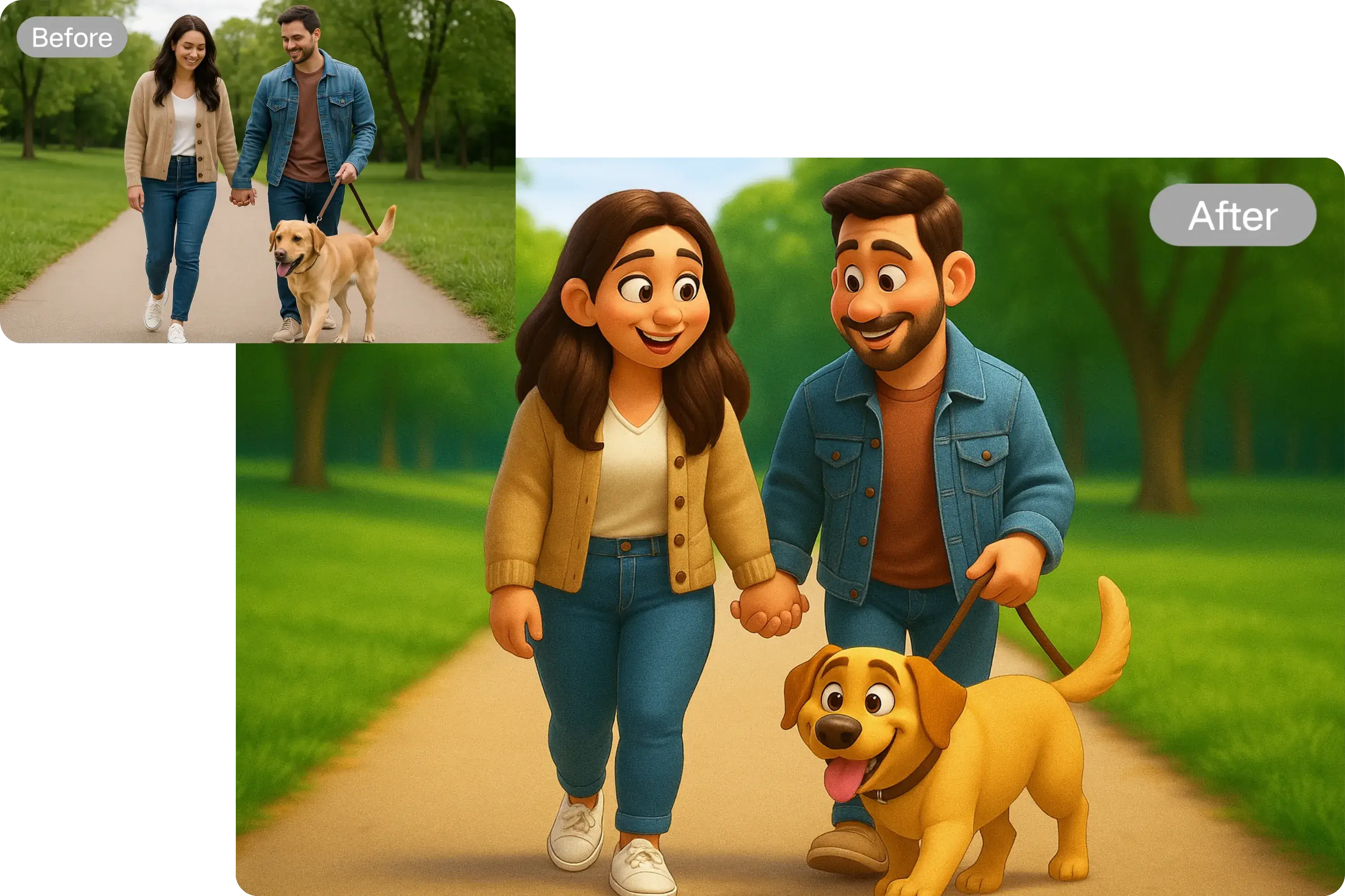 Convierte Momentos en Recuerdos Pixar con el Generador IA