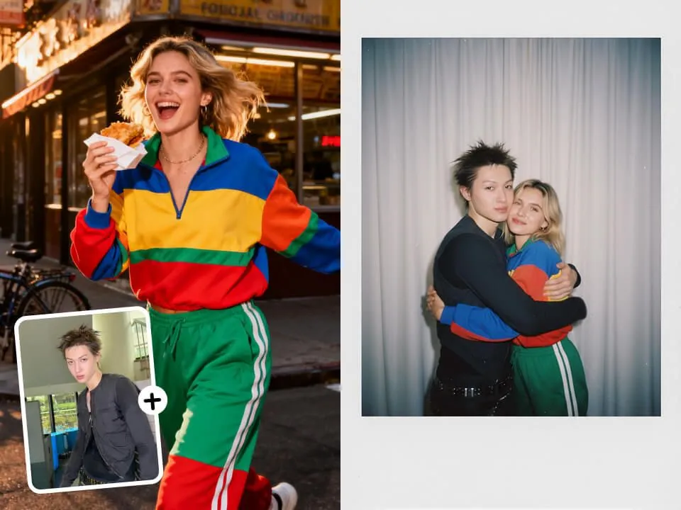 Start Your Free AI Polaroid Duo Selfie →