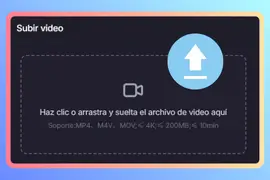 Sube tu video al sitio