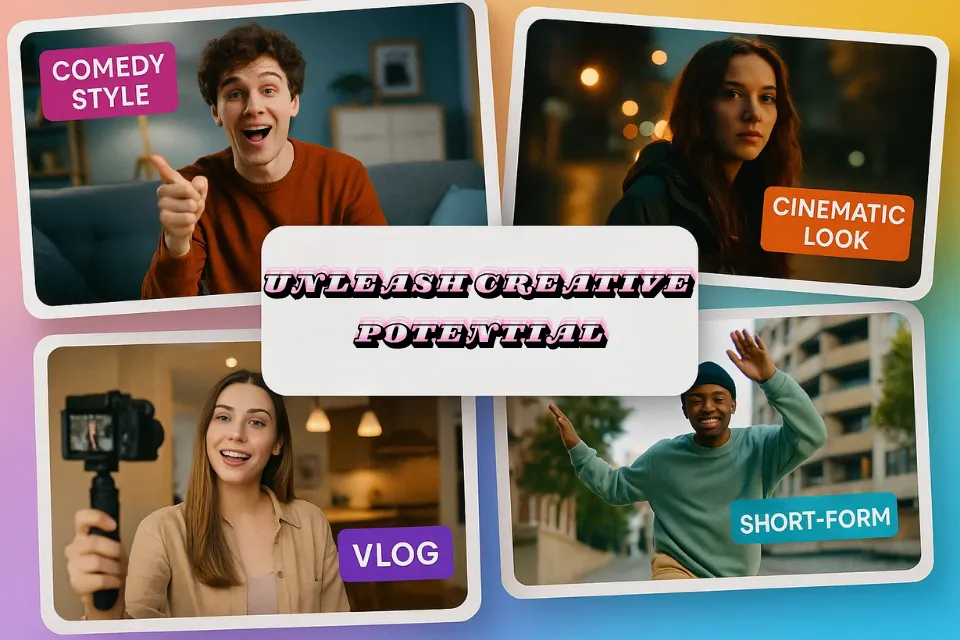 انطلق في إبداعك مع تبديل الوجه في الفيديو