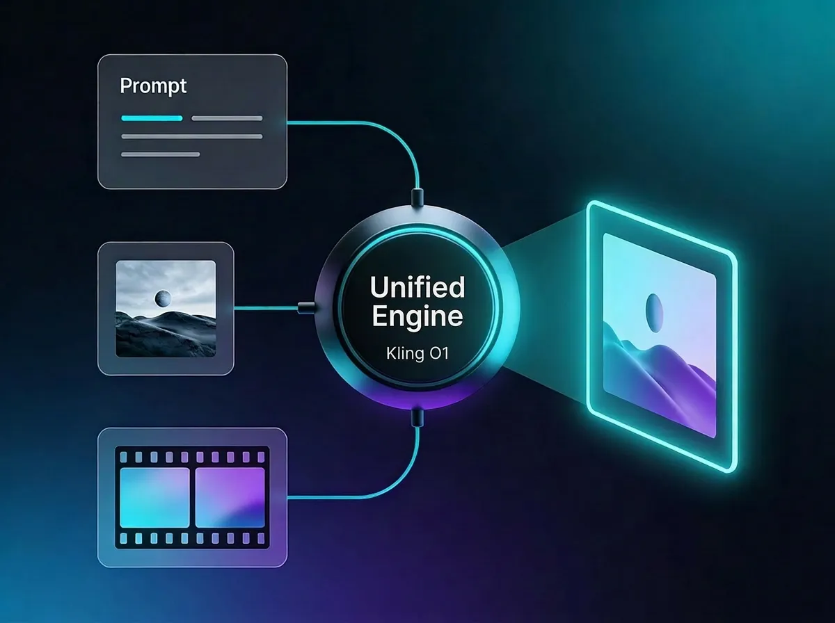 Kling O1의 통합 멀티모달 엔진