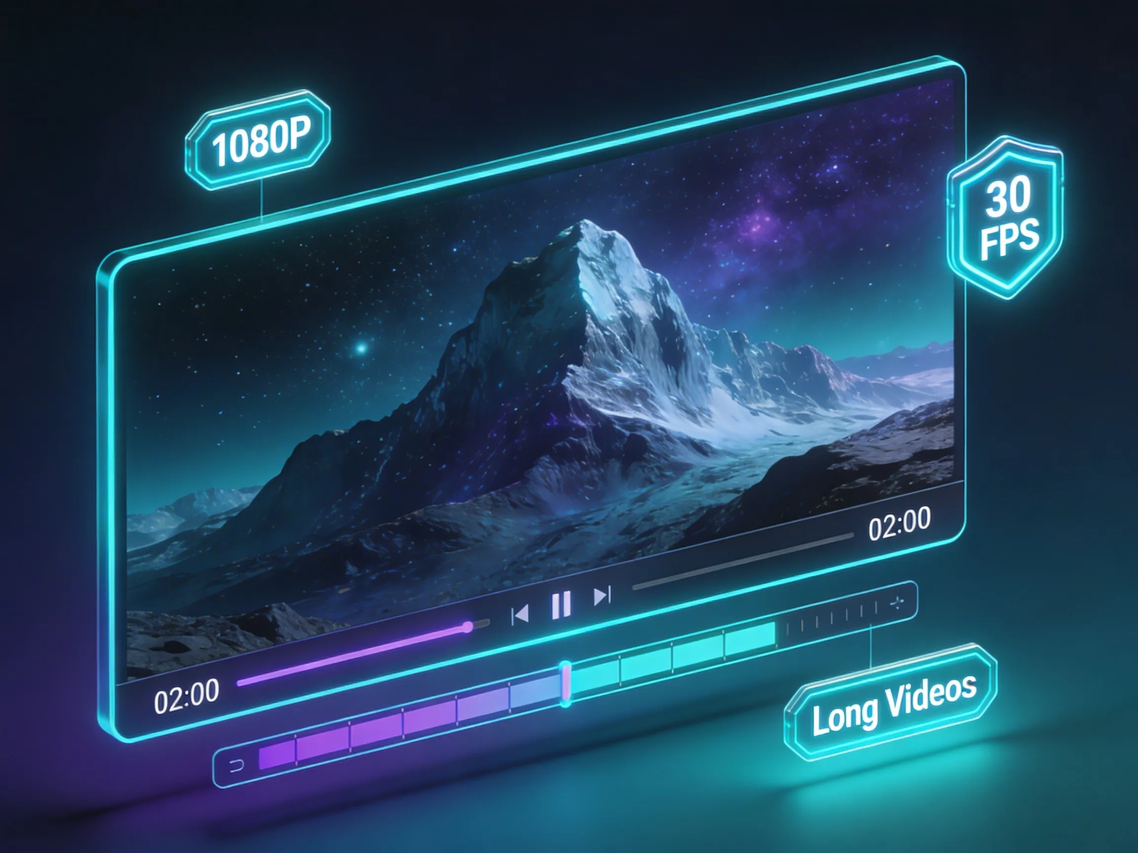 시네마틱 품질 & 장편 영상 생성