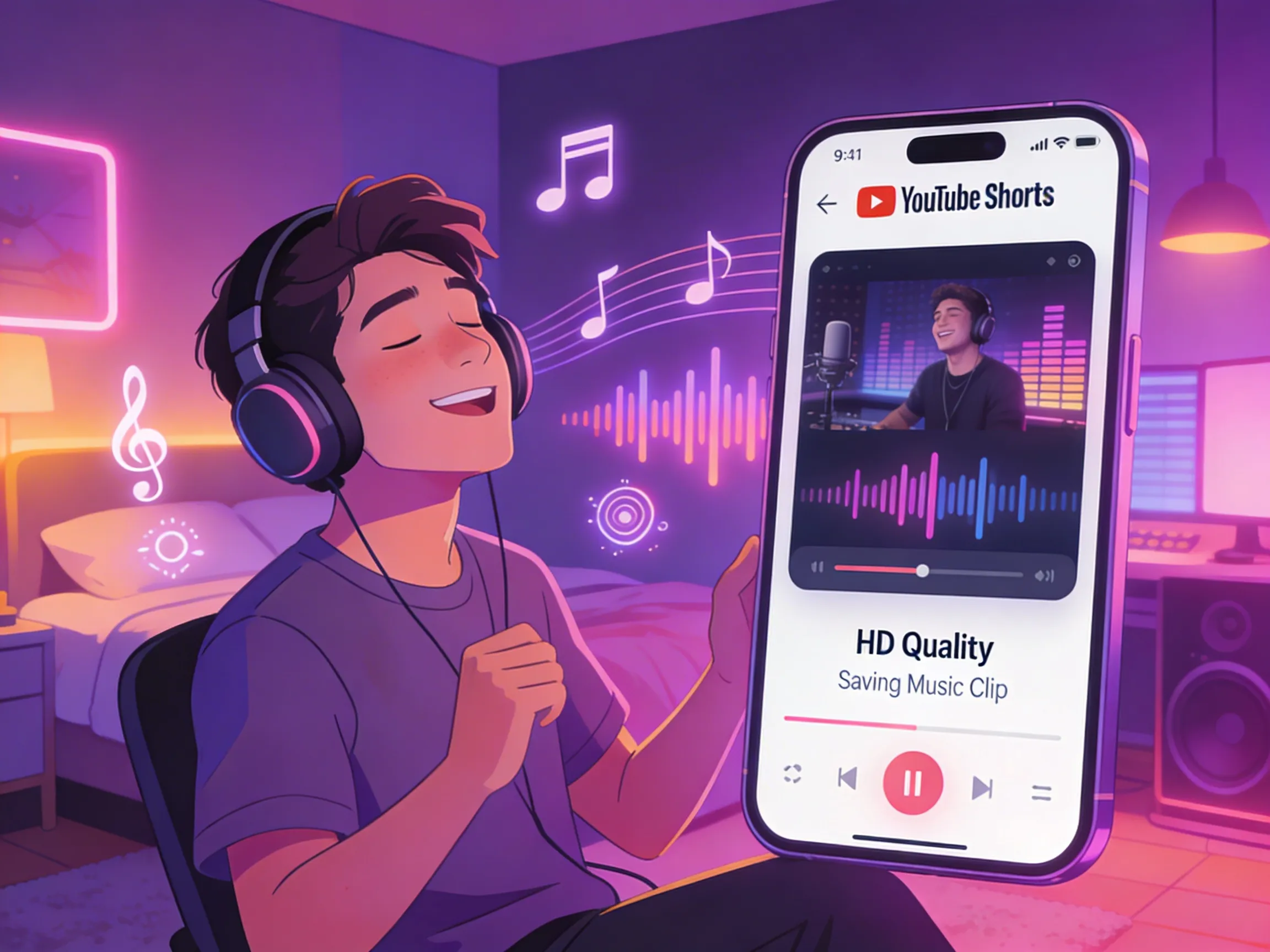 Downloader di Shorts in HD per musica e audio