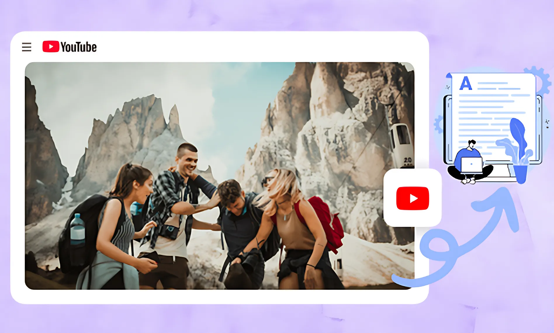 YouTube Transcript Generator for Structured & Searchable Text
