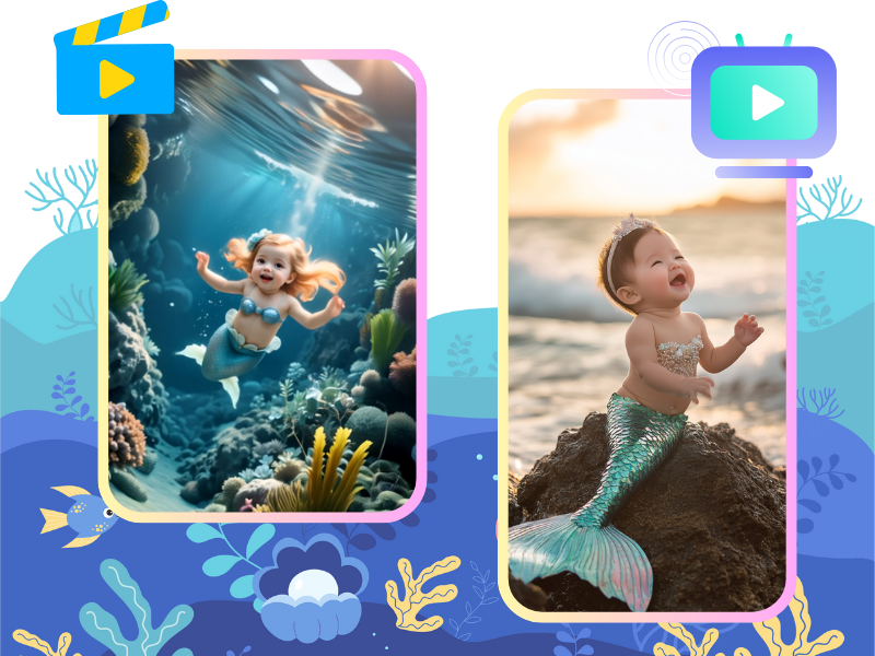 Fotoğrafları Denizkızı Animasyonlarına Dönüştür