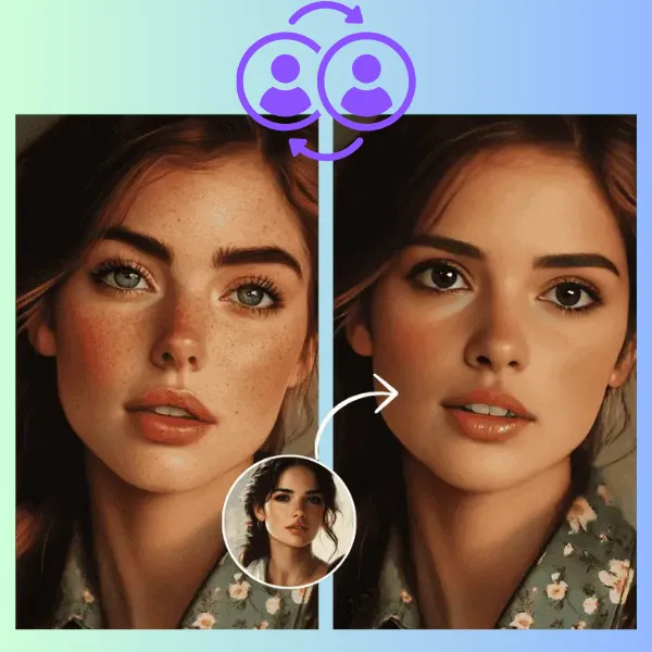 تبديل الوجه بالذكاء الاصطناعي