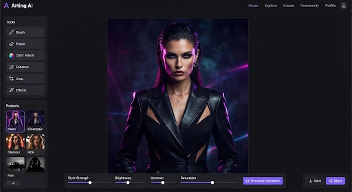 AI image combiner editor preview
