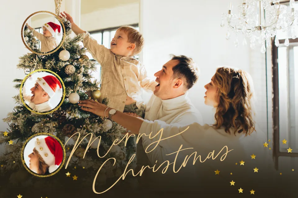 One-Click Simplicity to Add Christmas Hat to Photo