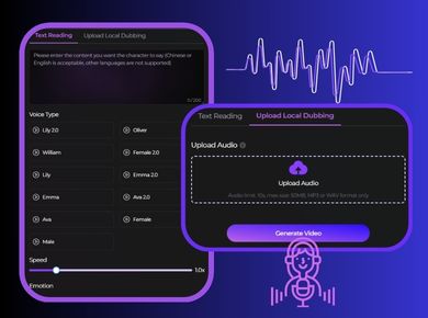 Sube tu Audio o Selecciona Texto para Leer