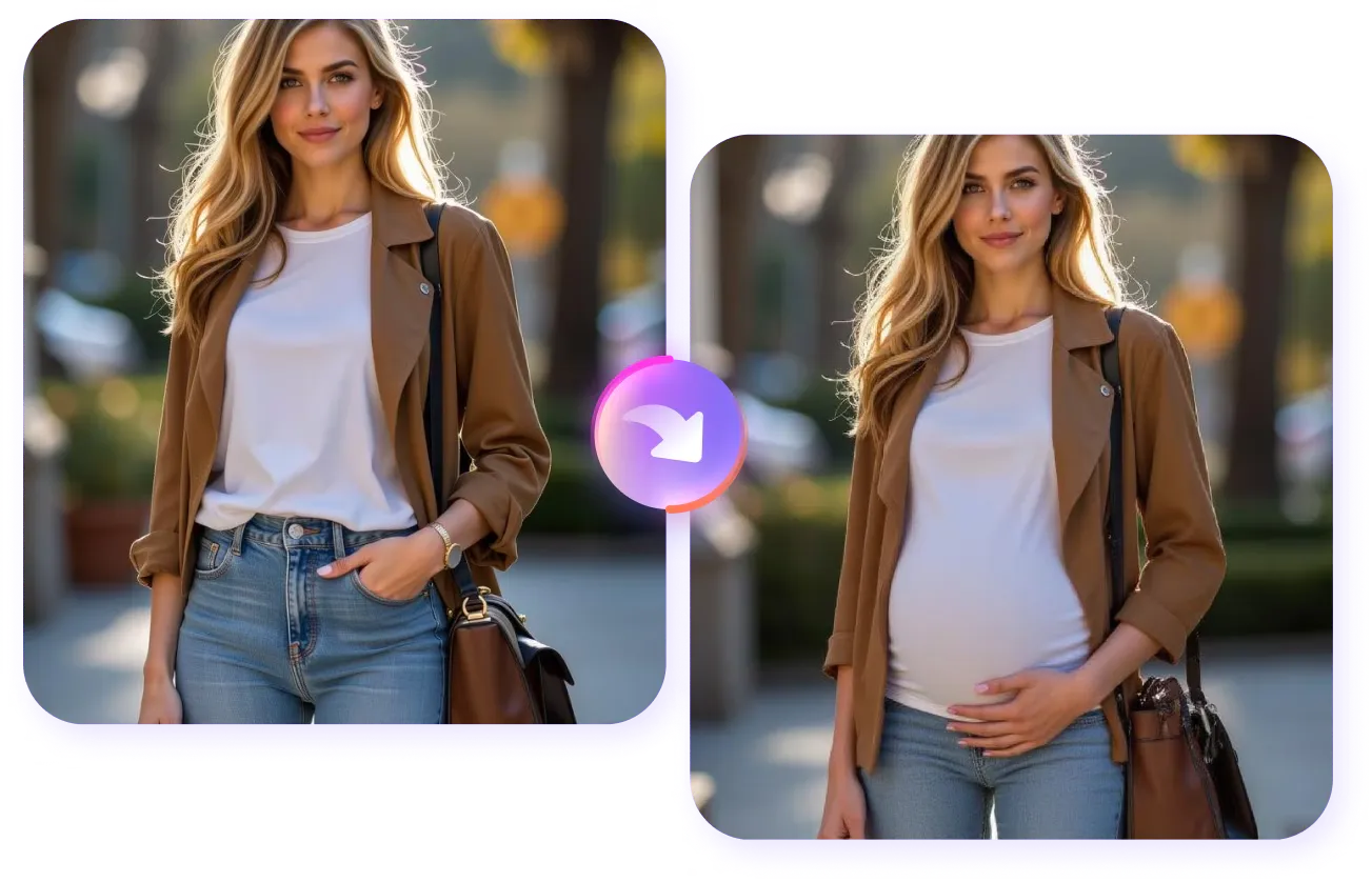 Visualize Pregnancy Transformation