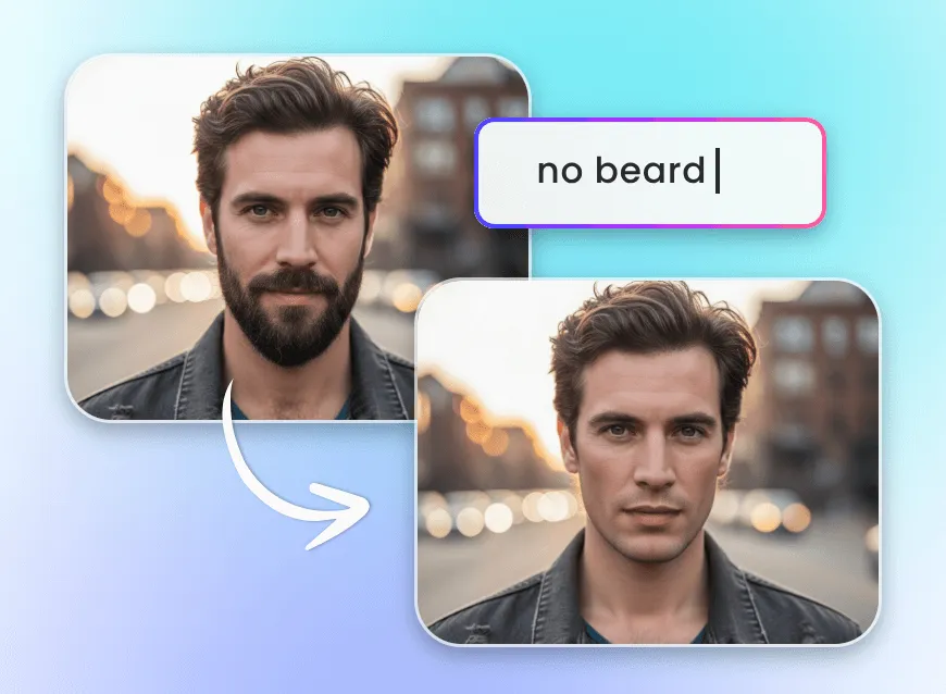 Apply the AI Beardless Filter