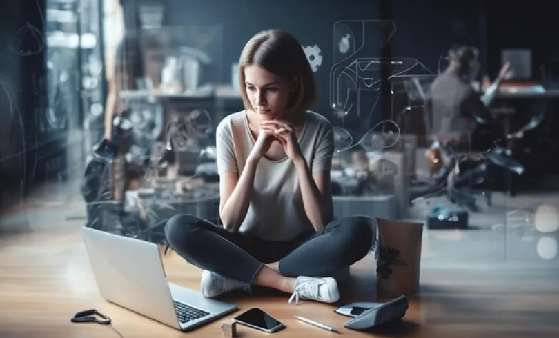 Customer using product