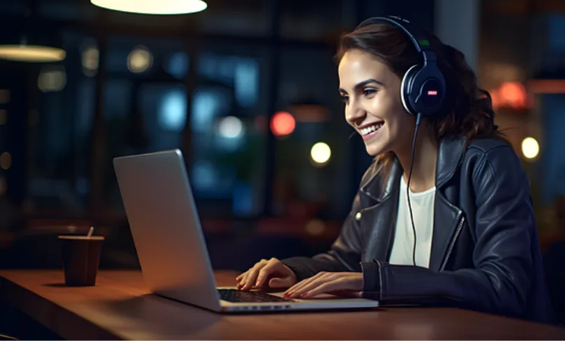 Customer using product