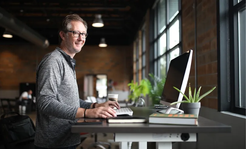 Customer using product