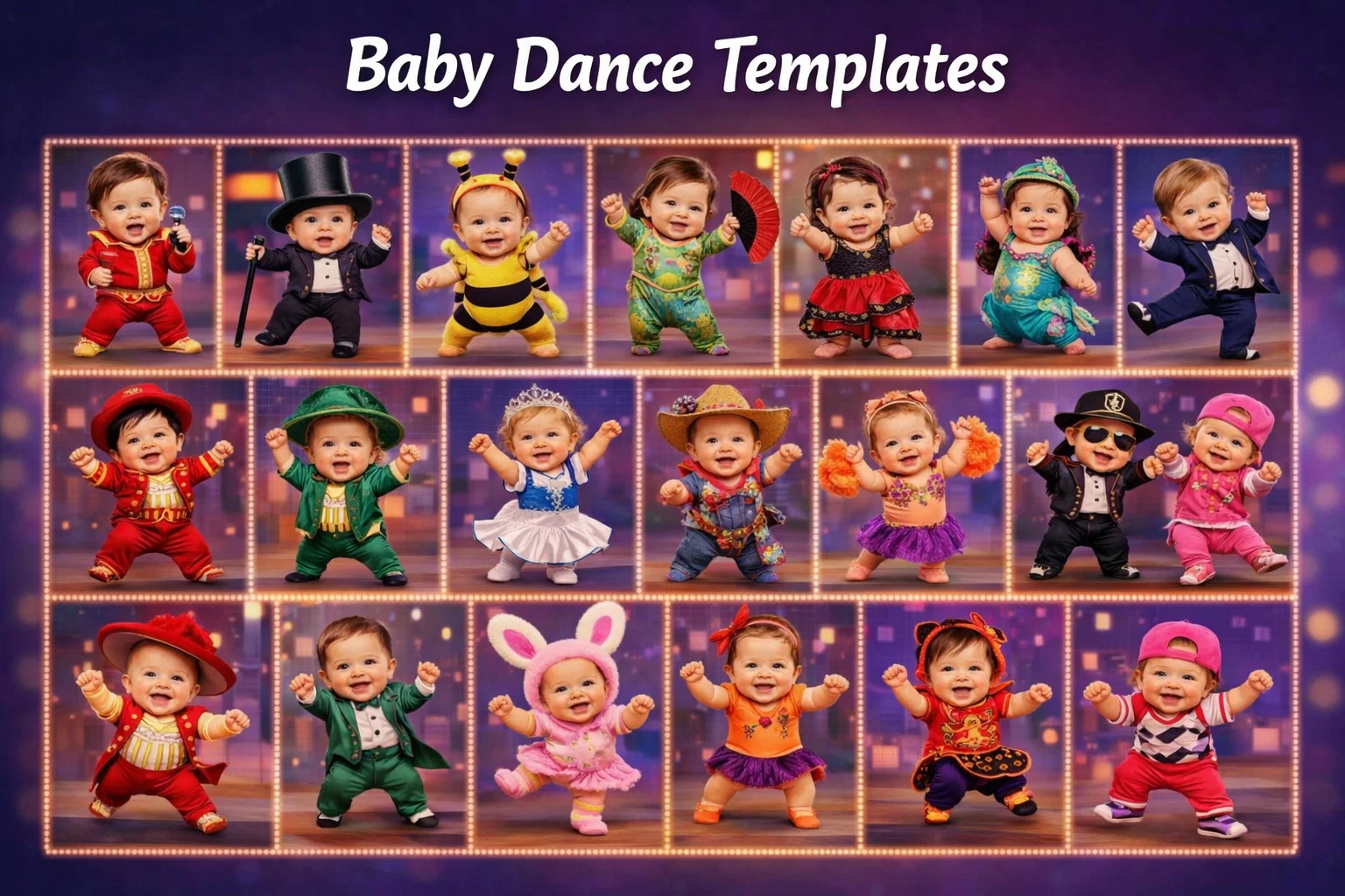 Verander babyfoto’s in dansvideo’s